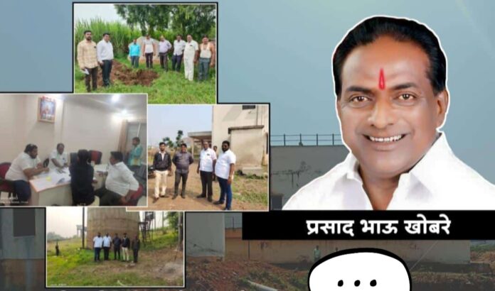 Hon. Prasad (Bhau) Khobare under Jaljeevan Mission programme For Tardal-Khotwadi